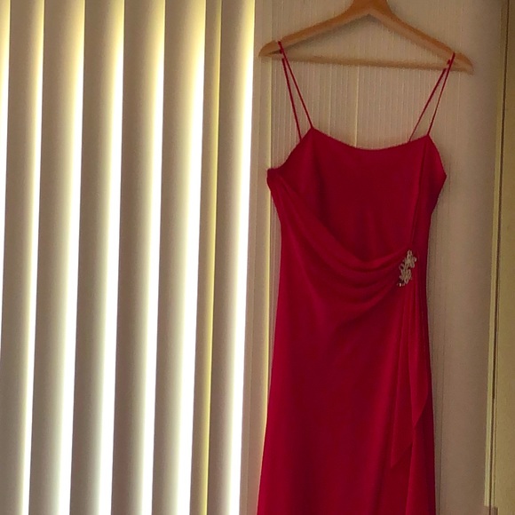 PROM GOWN /COCKTAIL DRESS +SHAWL+AUMONIERE - Picture 1 of 8